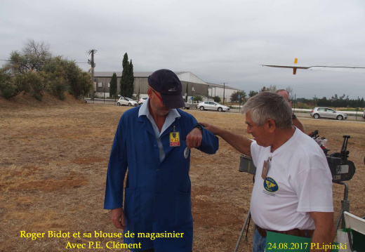 2017 08 24 CHAN-PL ATL31 P8243619 TxL Roger Bidot et sa blouse de magasinier Avec Paul Clement