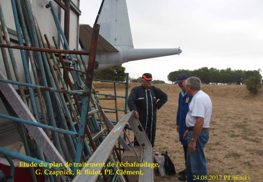 2017 08 24 CHAN-PL ATL31 P8243621 TxL Etude du plan de traitement de l echafaudage  P. Clement  G. Czapnick  R. Bidot