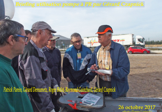 2017 10 26 CHAN-PL ATL31 4665 Briefing pompe a PR  Patrick Parein  Gerard Dereumetz  Roger Bidot  Raymond Guinchard  Gerard Czapnick