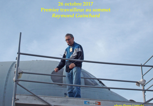 2017 10 26 CHAN-PL ATL31 4653 Echafaudage  Premier travailleur au sommet Raymond Guinchard