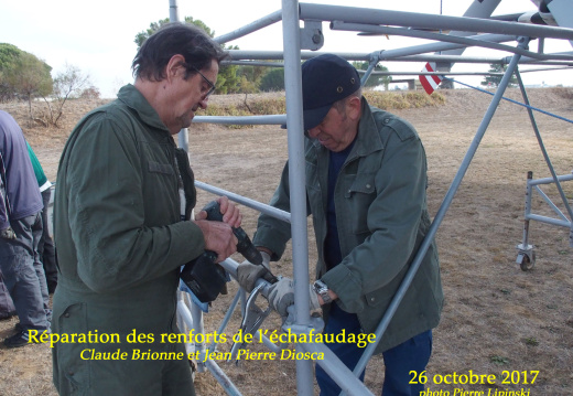 2017 10 26 CHAN-PL ATL31 4660 Echafaudage  Reparation des renforts Claude Brionne et Jean Pierre Diosca