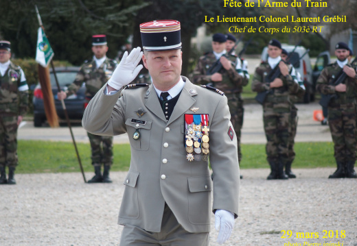 2018 03 29 CHAN-PL Fete de l Arme du Train LCL Grebil Cdt le 503eRT 6065
